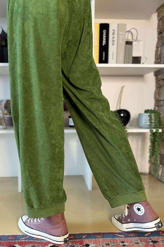 Terry B Classic Relaxed Pant Olive